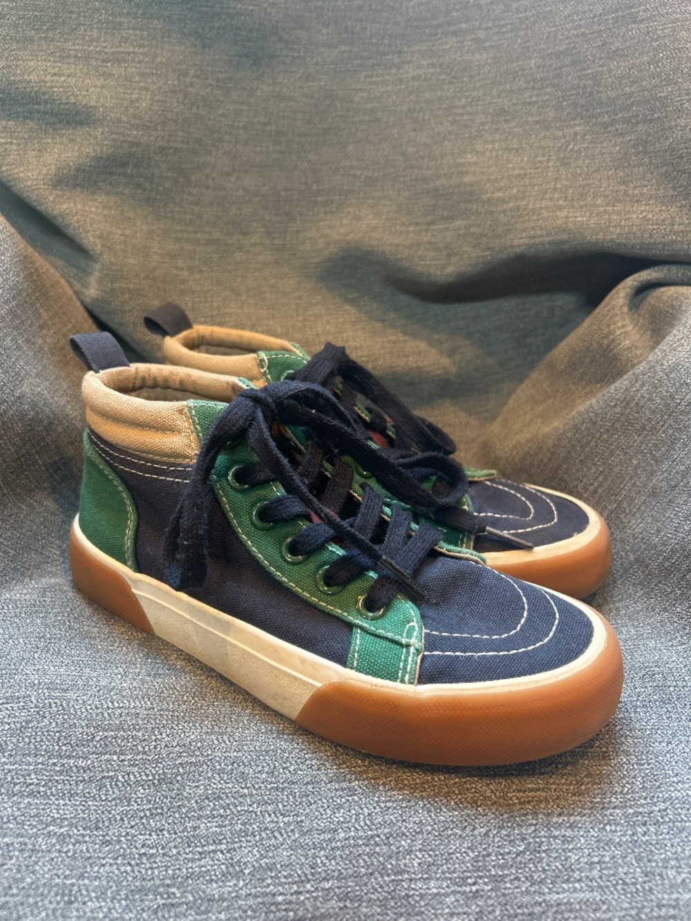Old Navy color block canvas high top shoes - Picture 2 of 2
